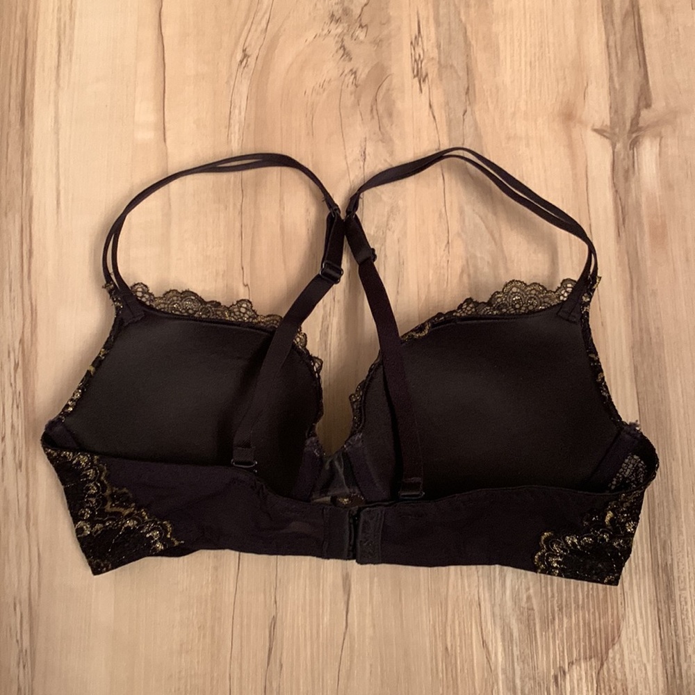 La Senza Beyond Sexy gold/blk lace bra - Picture 9 of 15